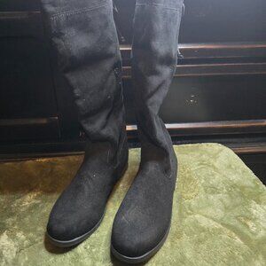 Girls knee high boots